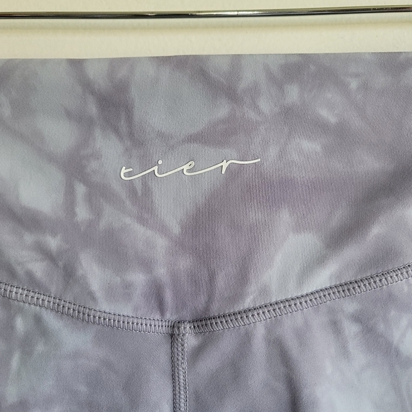Tier Activewear, Vital Biker Short, Heather (tie dye purple),‎ Size Small - Picture 9 of 10